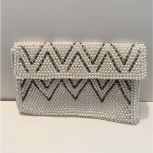 Vintage Made by  Susan  Evening Clutch Bag Beaded in Japan